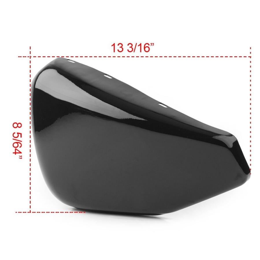 バッテリー サイド フェアリング カバー 左 マット ブラック