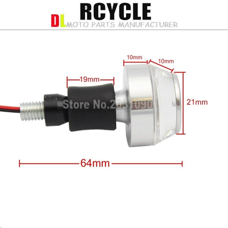 バーエンド ウインカー 22.2MM グリップエンド モンキー ダックス