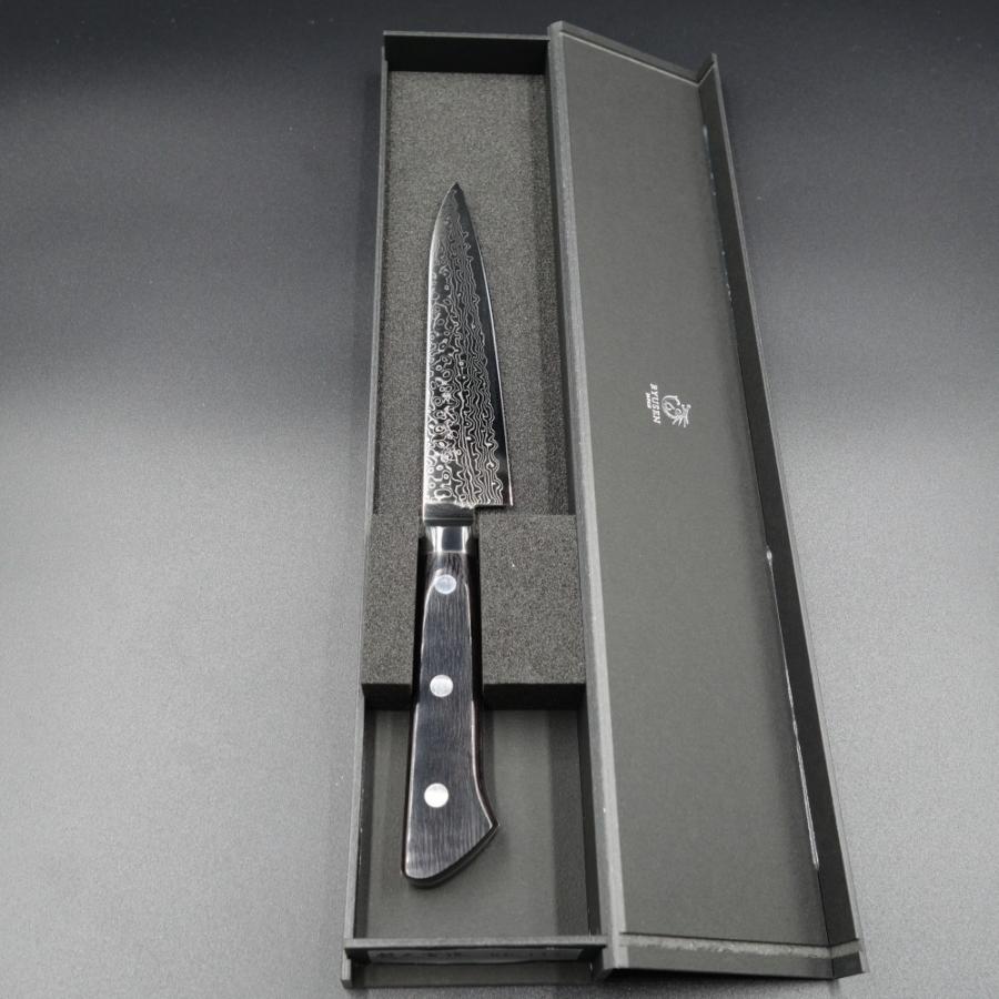 梵天雲龍 ペティナイフ 135mm 越前打刃物 63層ダマスカス VG10 BU-115