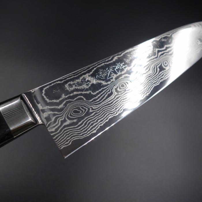 梵天雲龍 包丁 牛刀 180mm 越前打刃物 ダマスカス 63層 VG10 BU