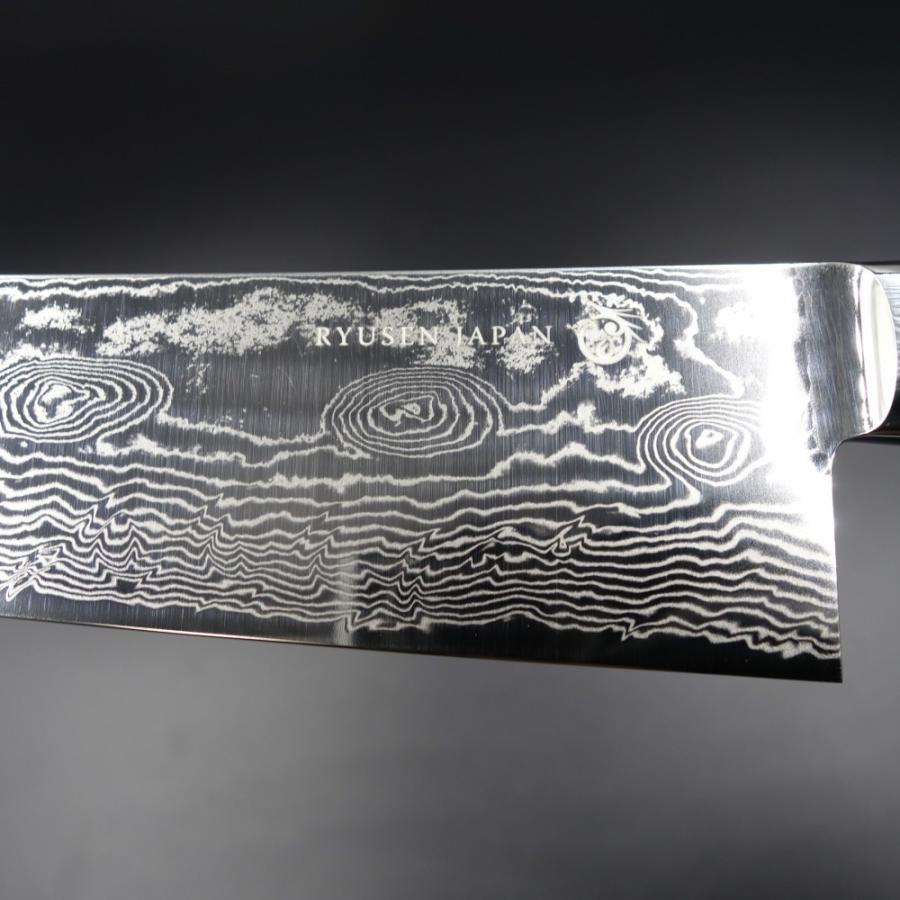 梵天雲龍 牛刀 包丁 210mm 越前打刃物 ダマスカス 63層 VG10 BU-104