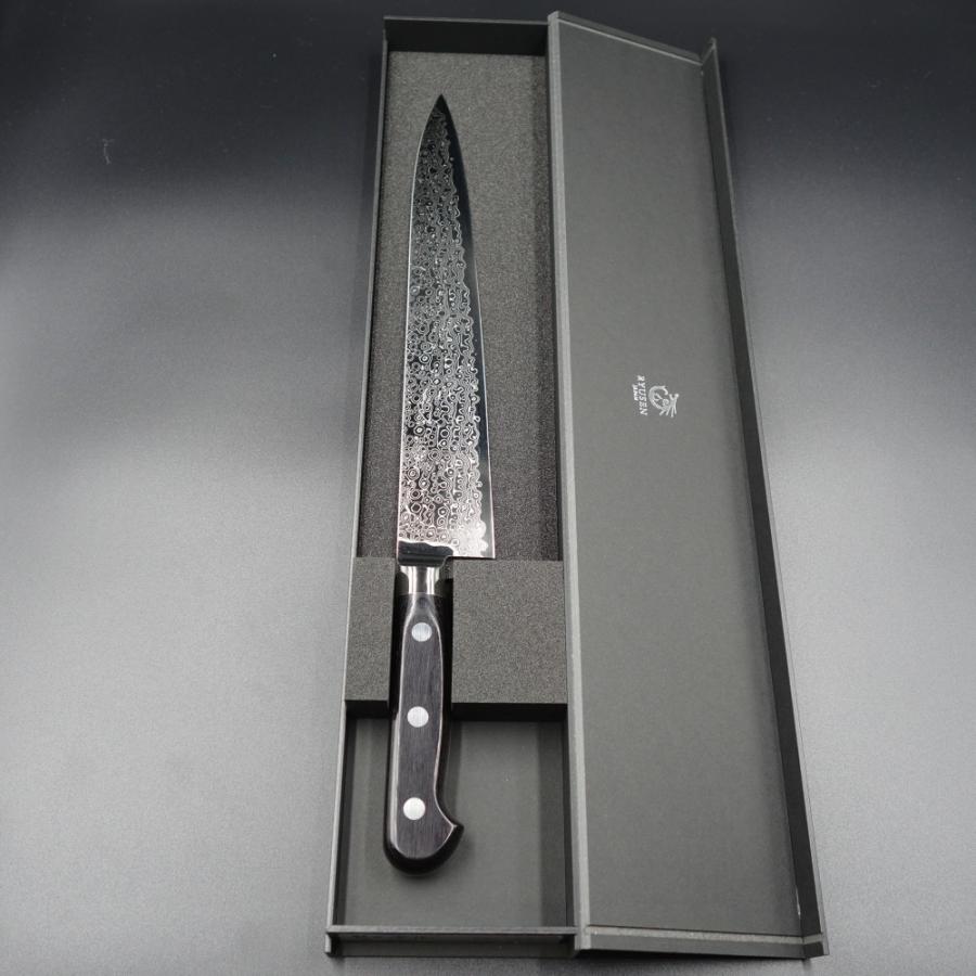 梵天雲龍 筋引包丁 270mm 越前打刃物 63層ダマスカス VG10 BU-109 