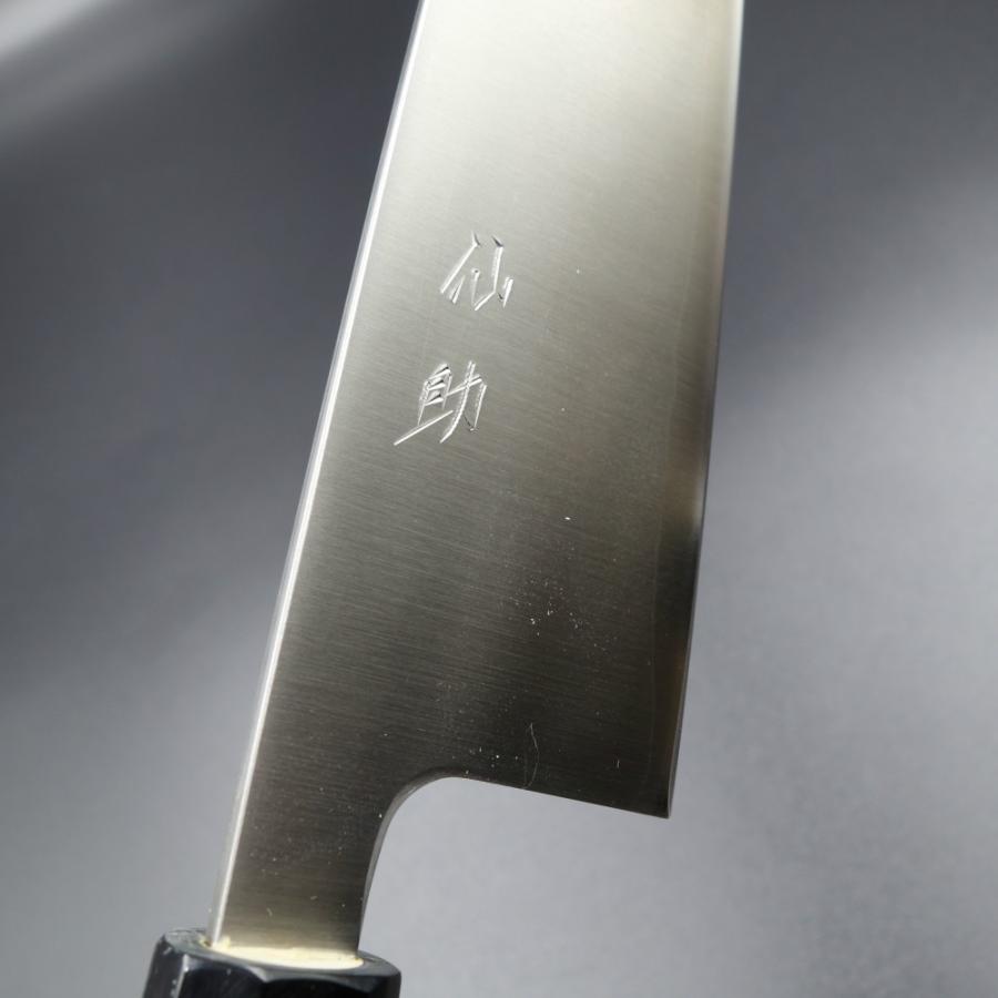 仙助 包丁 三徳包丁 銀三 165mm 水牛八角柄 ステンレス : 啓仁 - 通販