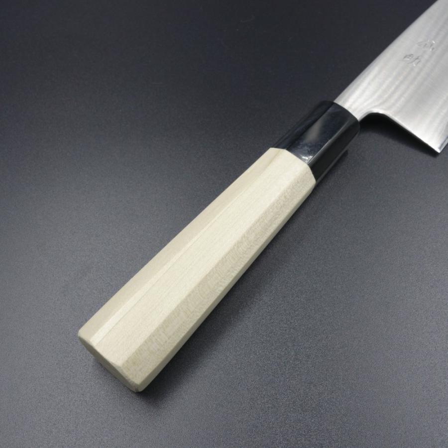 仙助 包丁 三徳包丁 銀三 165mm 水牛八角柄 ステンレス ① 三徳 仙助 包丁 三徳包丁 銀三 165mm 水牛八角柄 ステンレス : 啓仁 - 通販
