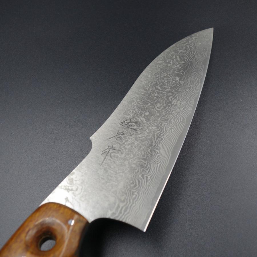 佐治作 三徳包丁 VG10 アイアンウッド柄 165mm 越前打刃物 : 啓仁 