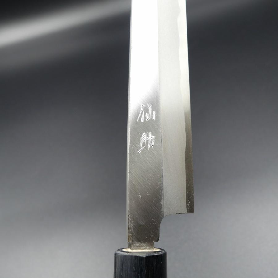 仙助 柳刃包丁 210mm 安来鋼青紙2号 PWCシノギ柄 : 啓仁 - 通販