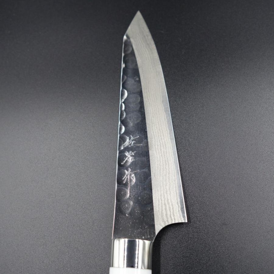 佐治作 包丁 ペティナイフ 佐治打刃物 130mm 粉末ハイス鋼 SRS13 白