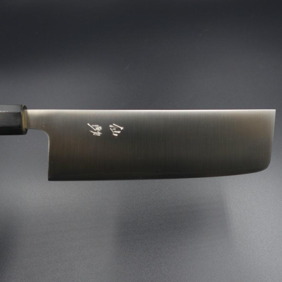 仙助 包丁 菜切包丁 銀三 165mm 水牛八角柄 ステンレス : 啓仁 仙助 包丁 菜切包丁 銀三 165mm 水牛八角柄 ステンレス : 啓仁