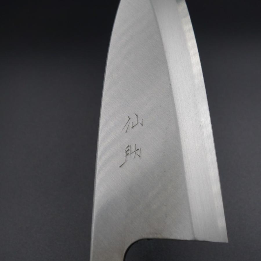 仙助 出刃 包丁 150mm モリブデンバナジュウム鋼 水牛八角朴柄の画像