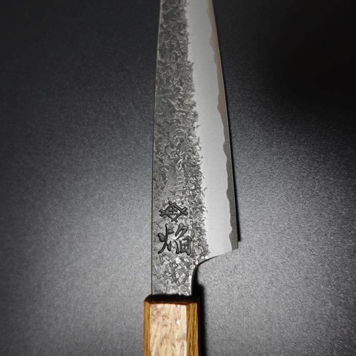 焔 紅蓮 ペティ150mm 青二鋼 樫木漆塗り 堺孝行 ※セール9/3まで 焔 紅蓮 包丁 ペティナイフ 150mm 青二鋼 安来鋼 樫木漆塗り柄