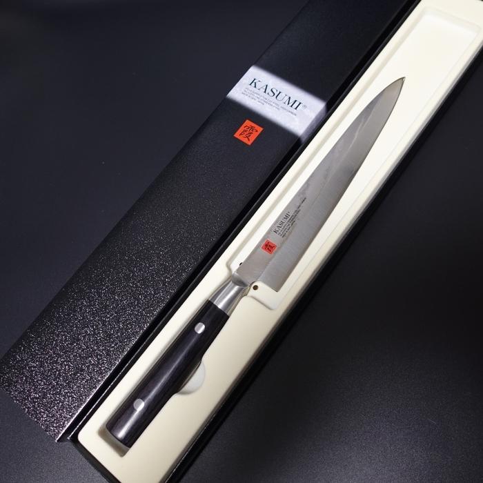 霞 KASUMI 包丁 刺身包丁 ダマスカス 柳刃包丁 210mm VG10 スミカマ