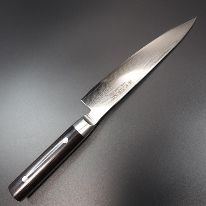 霞 KASUMI 剣型 包丁ダマスカス 牛刀 200mm VG10 スミカマ SUMIKAMAの画像