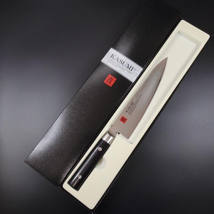 霞 KASUMI 剣型 包丁ダマスカス 牛刀 200mm VG10 スミカマ SUMIKAMAの画像