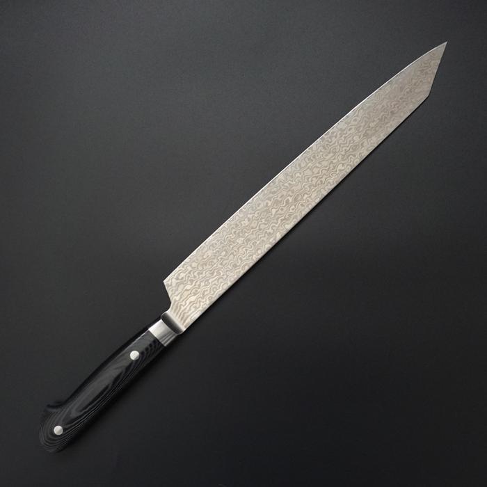 堺孝行 刺身包丁 コアレス ダマスカス 剣型 柳刃包丁 260mm 堺孝行 刺身包丁 コアレス ダマスカス 剣型 柳刃包丁 260mm