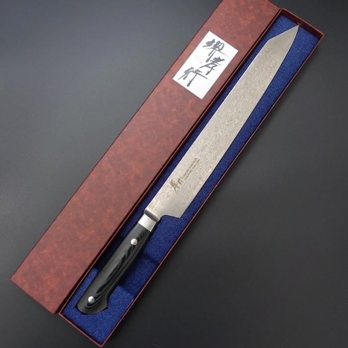 堺孝行 刺身包丁 コアレス ダマスカス 剣型 柳刃包丁 260mm 堺孝行 刺身包丁 コアレス ダマスカス 剣型 柳刃包丁 260mm