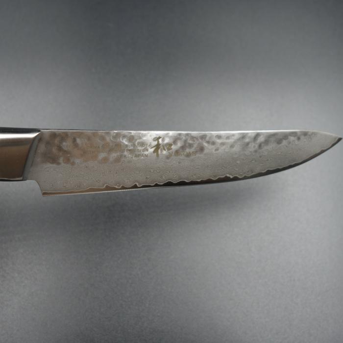 ステーキナイフ ダマスカス 125mm 和 なごみ ステーキナイフ ダマスカス 125mm 鎚目 エコタイプ