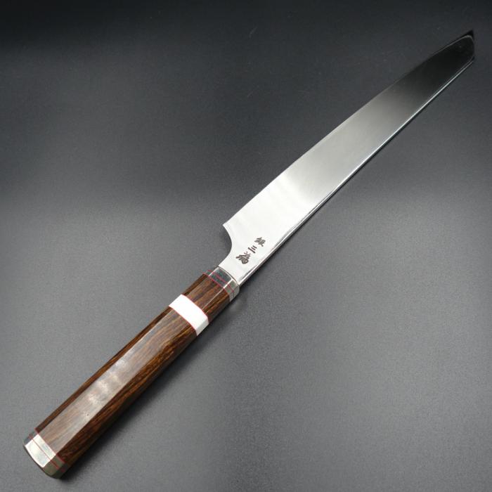 堺 孝行 紫電 包丁 刺身包丁 柳刃 剣型 銀三鋼 鏡面 270mm 堺 孝行 紫電 包丁 刺身包丁 柳刃 剣型 銀三鋼 鏡面 270mm