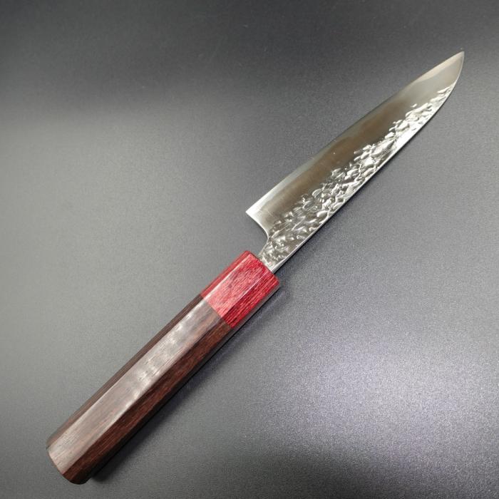 出刃包丁 左利き用 18cm 6寸 ローズウッド 紫檀柄 希少 鍛冶職人の出刃包丁＜右利き・左利き＞ – PINT_MN