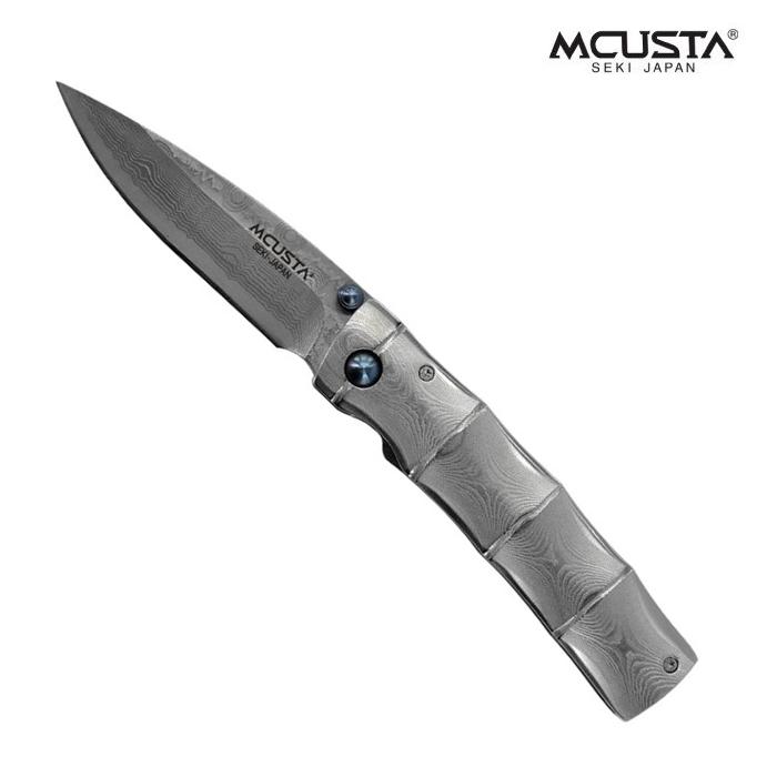 ナイフ エムカスタ MCUSTA SHINRA 竹 ダマスカス鋼 MC-0033D 折りたたみナイフ 関刃物 国産 日本製