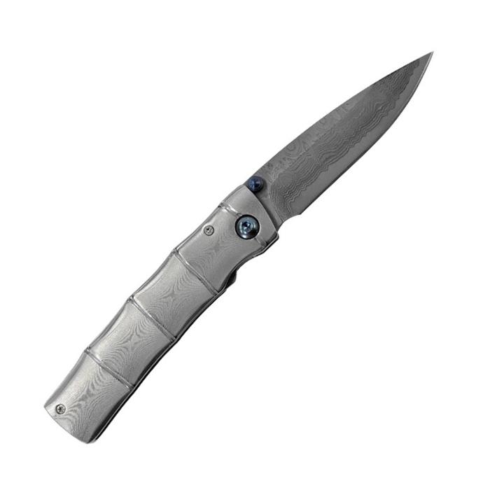 ナイフ エムカスタ MCUSTA SHINRA 竹 ダマスカス鋼 MC-0033D