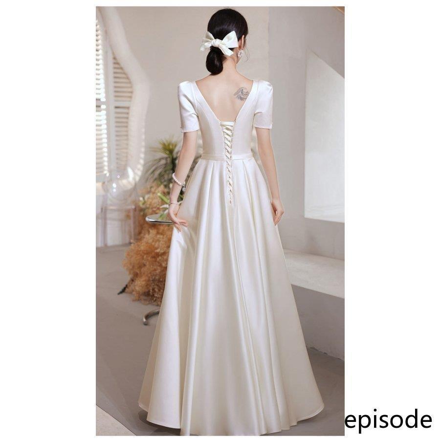 トップ 新入荷 ウェディングドレス ドレス フォーマルドレス 可愛いドレス エレガント パーティードレス 花嫁ロングドレス ワンピース結婚式 二次会 挙式hs6739 Champagne Dissaux Brochot Com