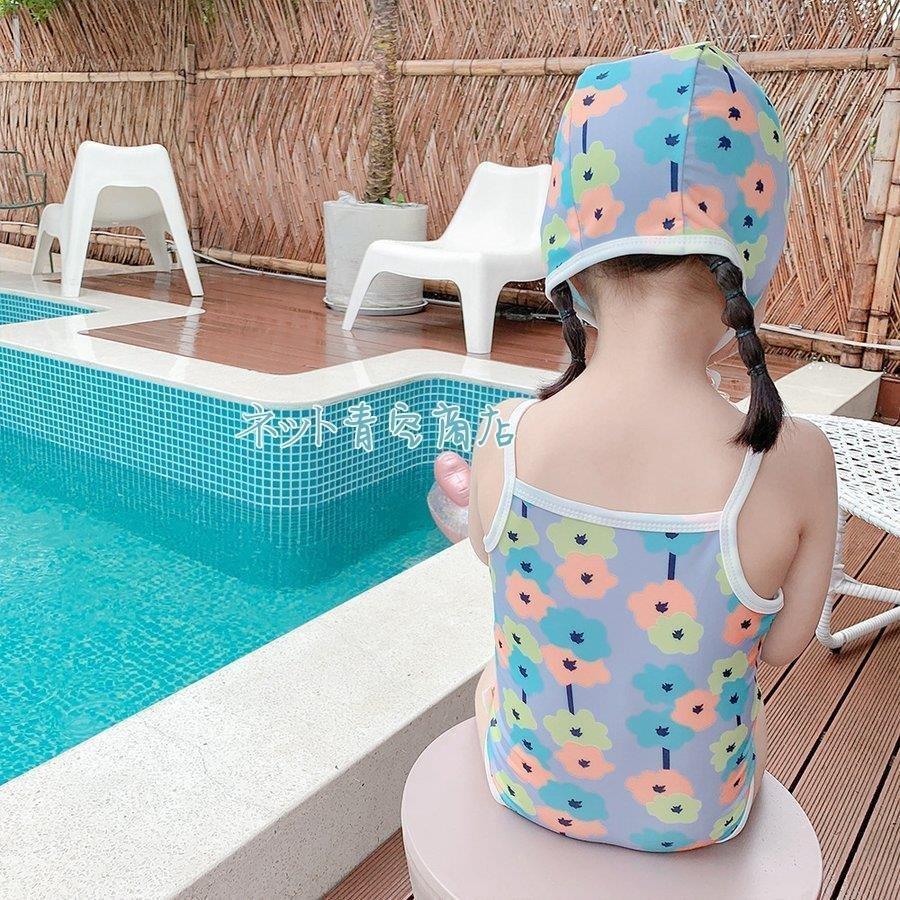 残りわずか ベビー 水着 女の子 オールインワン ワンピース スイムキャップ付き ベビー水着 キッズ 女児 可愛い プール スクール水着 フリル 73 80 90 100 110 1 130 Simbcity Net