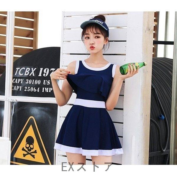 73 以上節約 水着大きいサイズワンピース無地水着レディースファッション水泳可愛い系今季