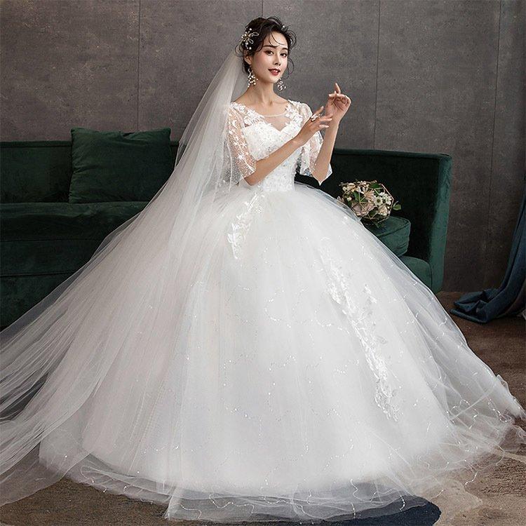 ウエディングドレス 花嫁 ウェディングドレス 結婚式 プリンセスラインドレス 二次会 ブライダル 発表会 パーティードレス