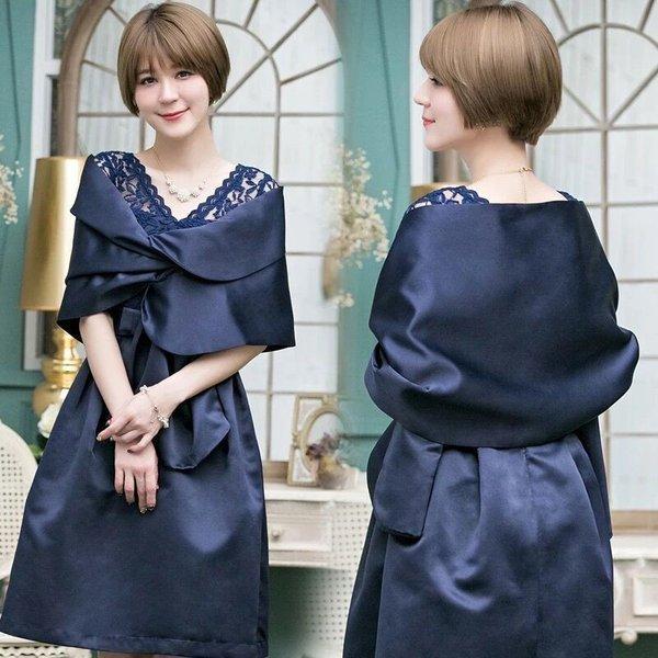 送料無料 ボレロ 結婚式 ショール フォーマル ドレス用ショール ストール ドレス パーティー ２way