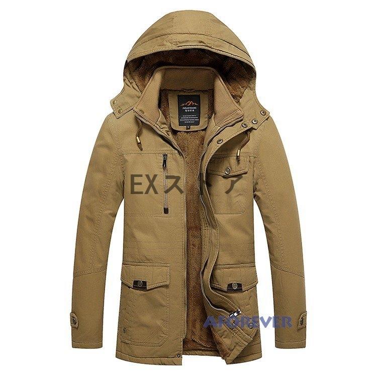 返品送料無料 厚手コート ミリタリーコート メンズ コート ミリタリー 裏起毛ジャケット フード付き アウター 秋冬 モッズ ミリタリージャケット サイズ 2xl Readingtherapycenter Com