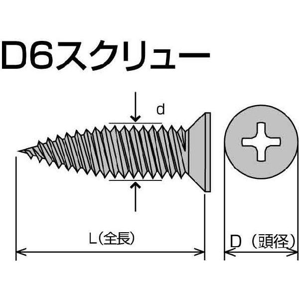 無溶接ビス D6スクリュー4.0X14 1000本 : ねじ工場KEIMOTO - 通販