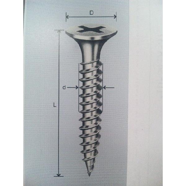 軽天ビス ステンレス ラッパ3.5X22 : ねじ工場KEIMOTO - 通販 - Yahoo