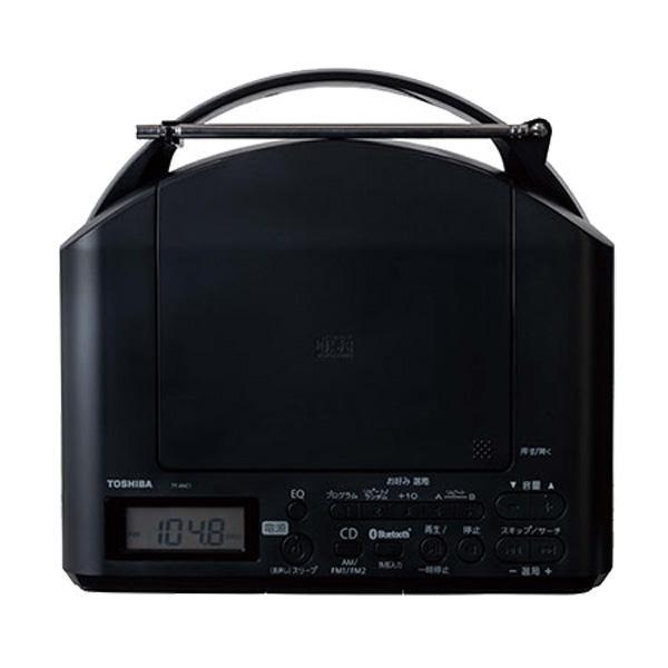 東芝 AUREX ネオジウムスピーカー搭載CDラジオ TY-ANC1-K [ブラック