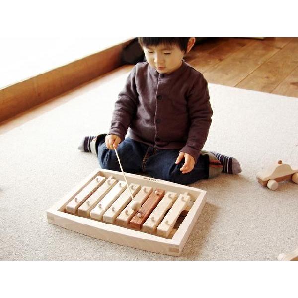 木のおもちゃ】森の合唱団 木琴 英語入りオークヴィレッジ oak
