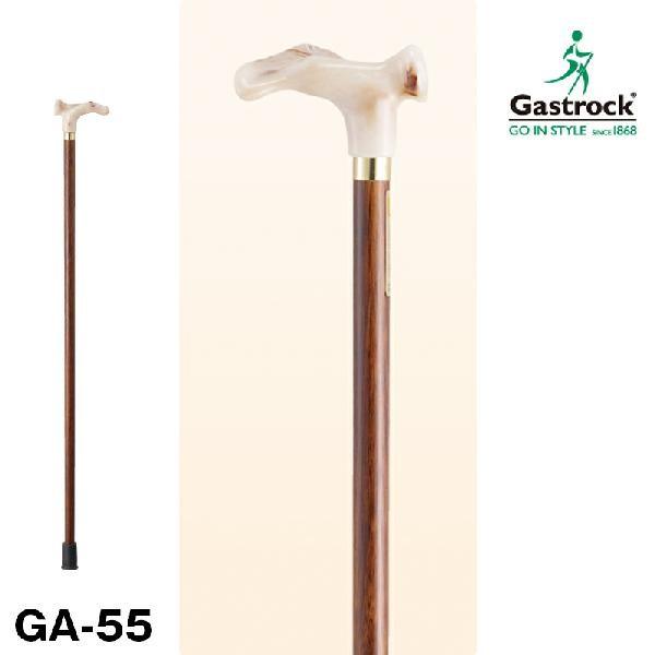 ガストロック 天然木ストレートステッキ ga-55（右手用変形グリップ） 杖 つえ ギフト おしゃれ gastrock 敬老の日 介護 散歩 メンズ 父の日
