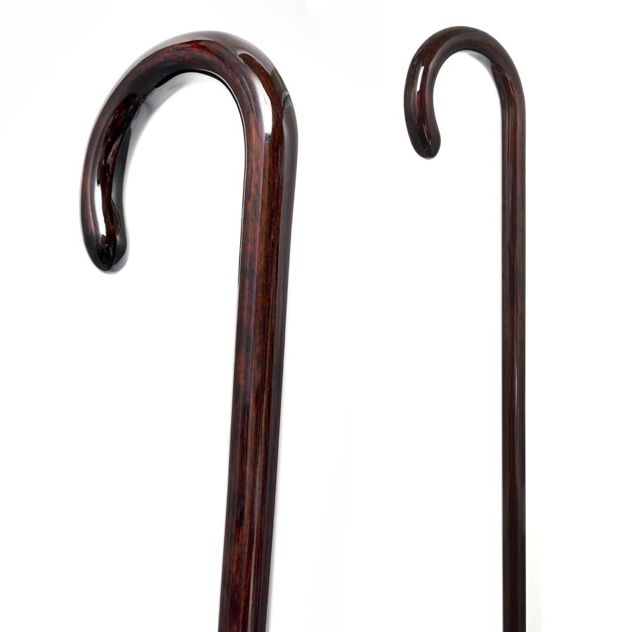 国産木製ステッキ IIDA STICKS】 オーク大曲（90cmまで対応） IK-1