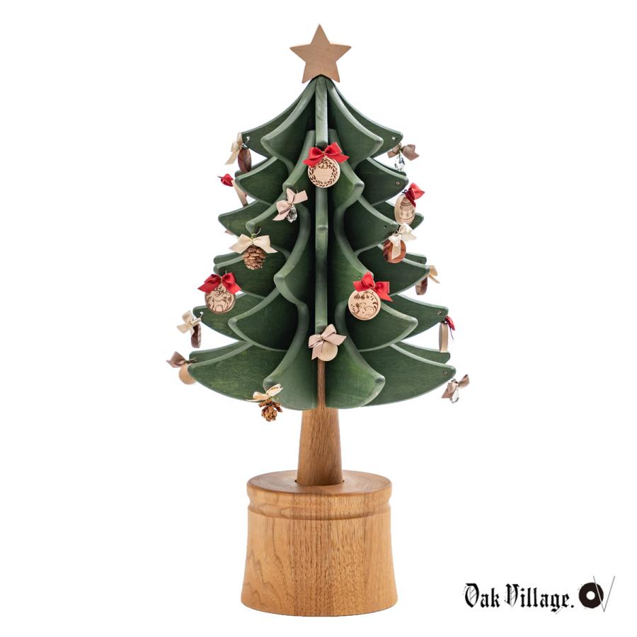 クリスマスツリー オルゴールツリー 聖しこの夜 木製 Oak Village Oak