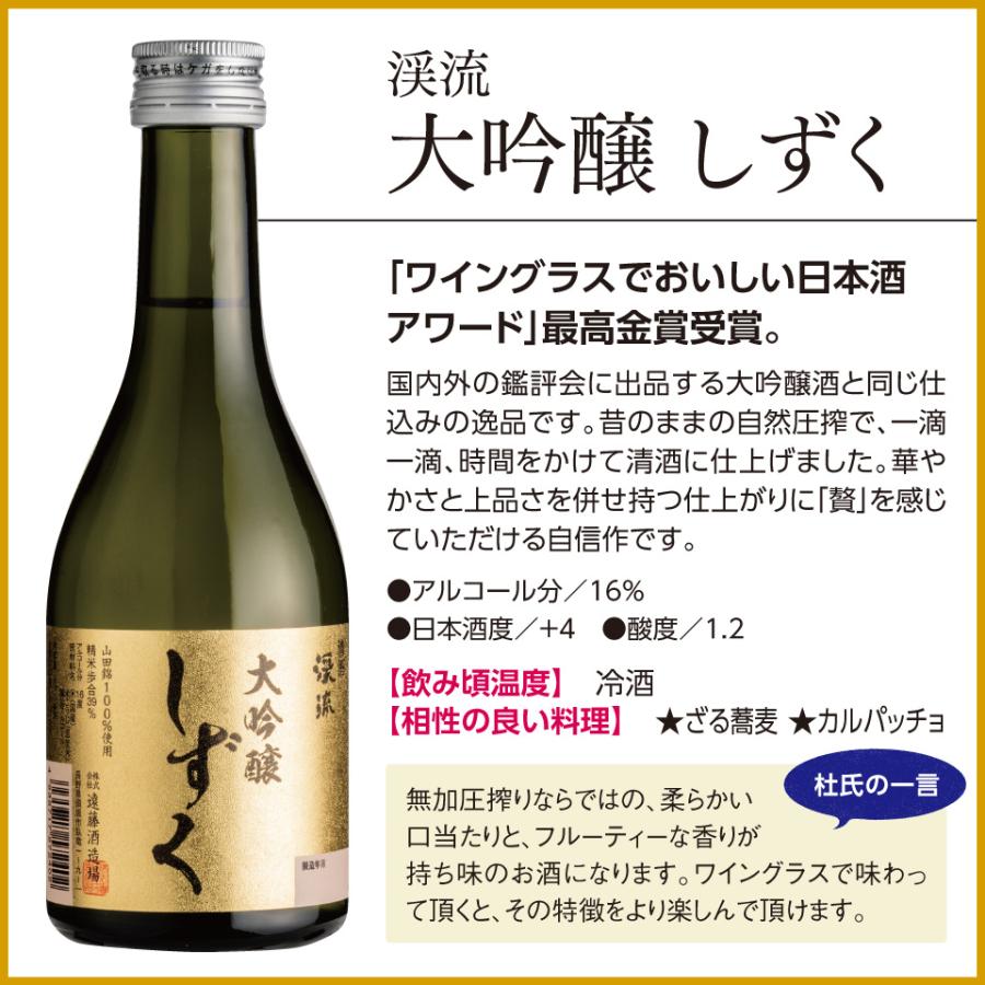 遠藤酒造場 日本酒 プレミアム 飲み比べセット 300ml 8本 : 遠藤酒造場