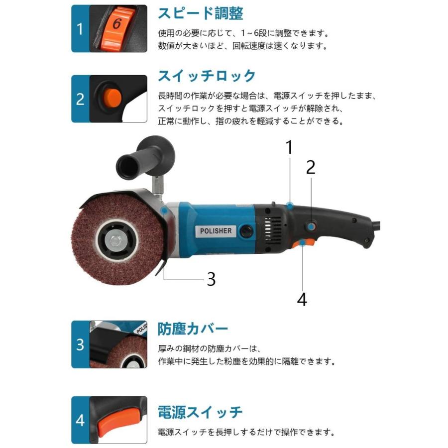 期間限定送料無料 Toogen ディスクグラインダ 研磨幅100mm 1400w 研磨工具 グラインダー ポリッシャー 防じん性能 金属の研磨 バリ取り 表面 コーズストア 通販 Yahoo ショッピング 高い素材 Www Skylanceronline Com