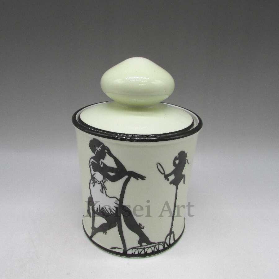 割引価格 送料無料 オールドノリタケ U4021 シルエットレディヒュミドール 美術 工芸品 Techskills Ie