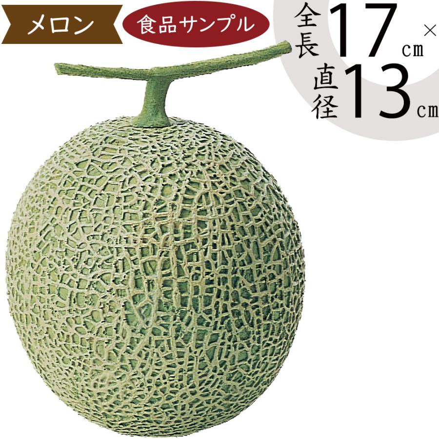 メロン 全長17cm フェイクフルーツ 食品サンプル マスクメロン めろん 果物 フルーツ 装飾 ディスプレイ 商品番号 3005 3005 人工観葉植物と造花の通販ケイシン 通販 Yahoo ショッピング