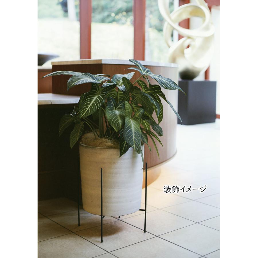 アイアンポットスタンド おしゃれ 人気 おすすめ ブラック 黒 鉢カバー