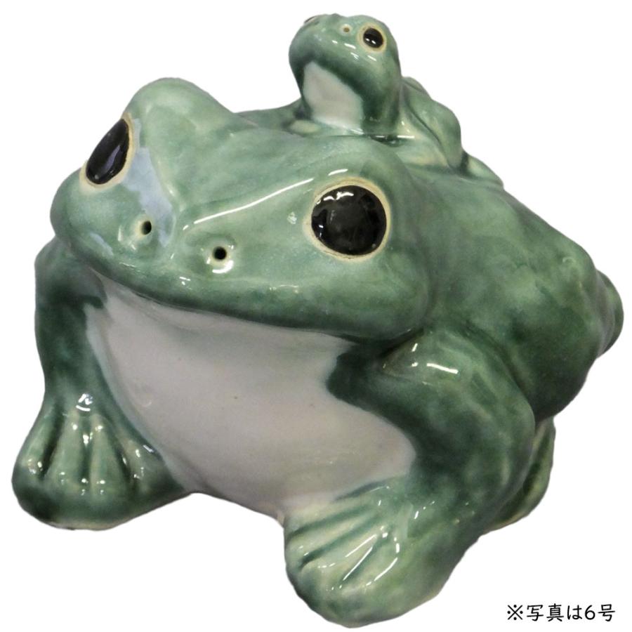 カエル かえる 蛙 信楽焼 おしゃれ 国産品 オブジェ 置き物 陶器製