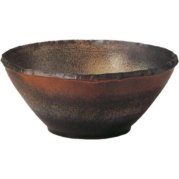 水鉢 おしゃれ 陶器 信楽焼 国産品 日本製 コゲ窯肌 17号