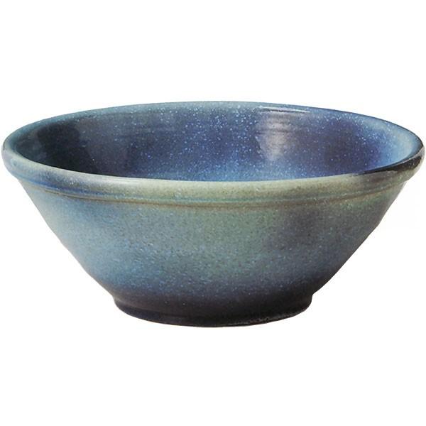 水鉢 おしゃれ 陶器 信楽焼 国産品 日本製 ブルーガラス 16号