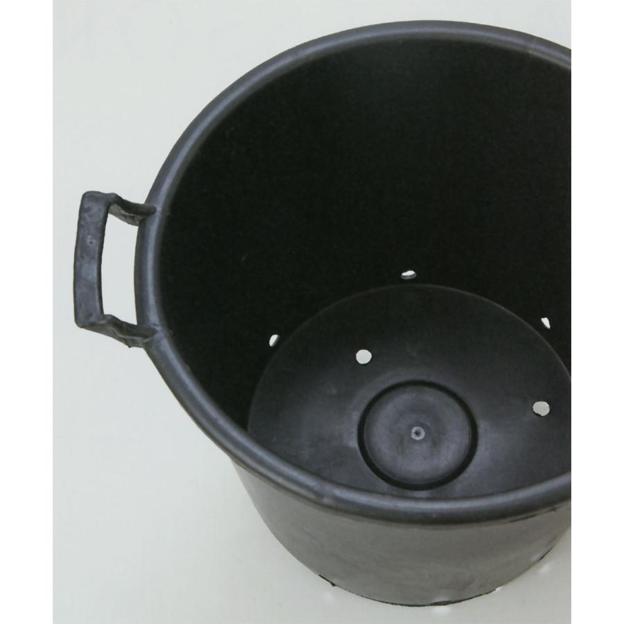 植木鉢 おしゃれ 大型 プランター 人気 ブラック 黒 軽量 イタリア製