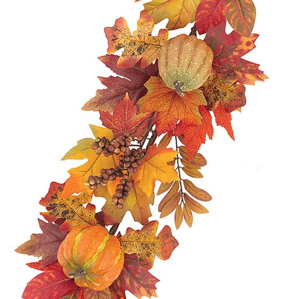 フェイクグリーン ガーランド 全長1 8m 造花 人工観葉植物 紅葉 ハロウィン ディスプレイ ツタ 装飾 花材 アレンジ Brg 3062 人工観葉植物と造花の通販ケイシン 通販 Yahoo ショッピング