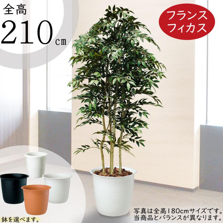 美品】 全高2.1m フランス フィカス ベンジャミン 人工観葉植物 フェイクグリーン 人工樹木 造花 インテリアグリーン オブジェ ディスプレイ 観葉植物 おしゃれ 大型 インテリアグリーン フェイク 特大 ヨーロピアン ベンジャミン 2.3m