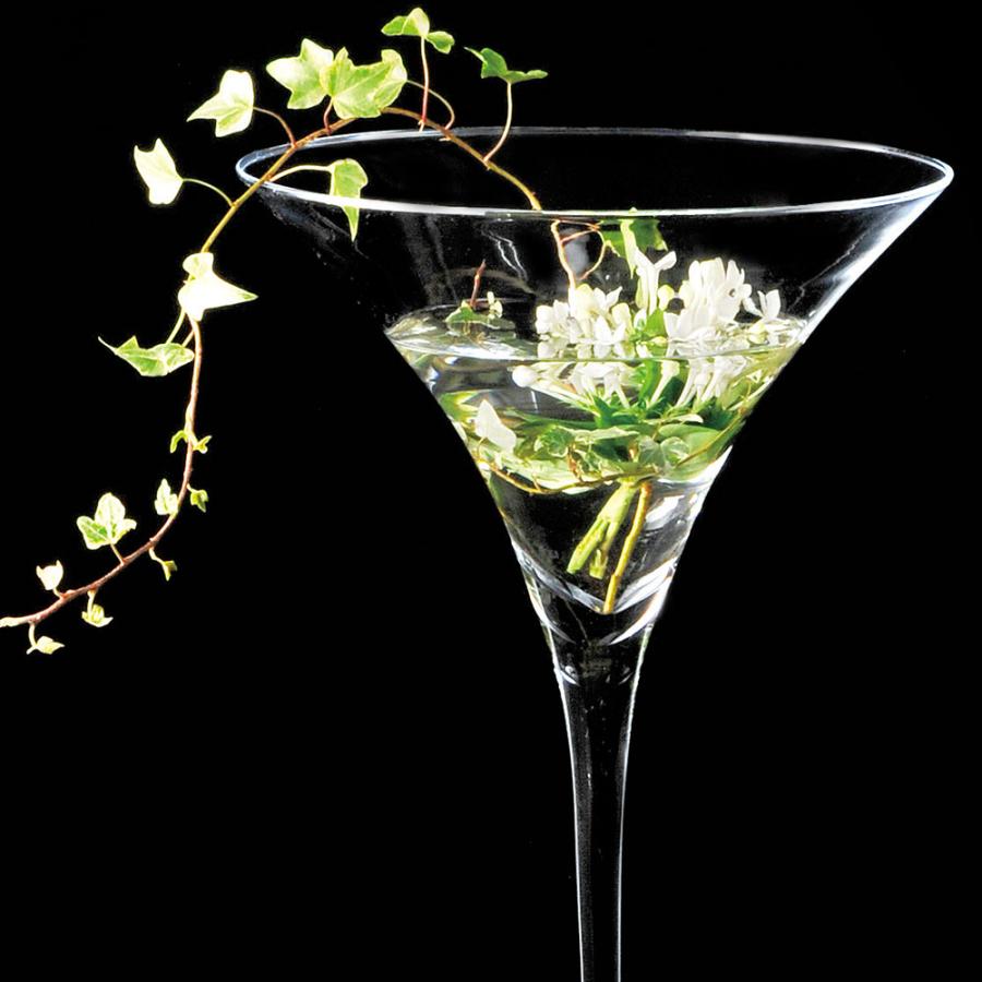 ガラス花瓶 おしゃれ 大型 花器 フラワーベース カクテルグラス