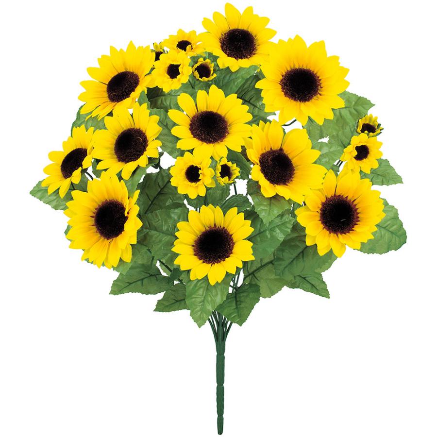 花瓶 レトロカワイイ/花柄 陶器 ひまわり/向日葵/ヒマワリ/和風 蚤の市 ひまわり 造花 ヒマワリ 向日葵 おしゃれ 人気 リアル アーティ